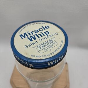 Miracle Blue Lid Food Storage Jar